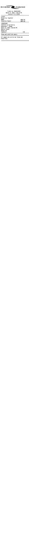 Editable Casino Sports Book Wager Ticket 1