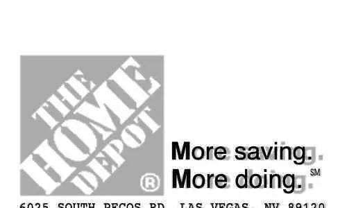 Home Depot Receipt