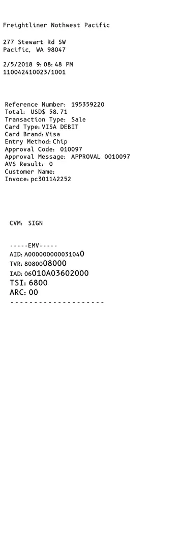 Medical Receipt