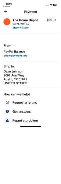 Paypal Receipt - Automatic